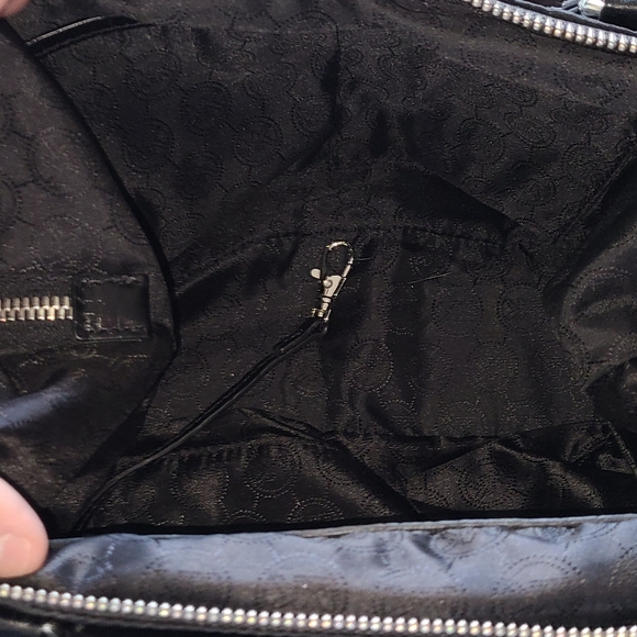 Michael Kors Hamilton Slouchy Satchel W/ Detachable Strap Black EUC - Picture 8 of 9